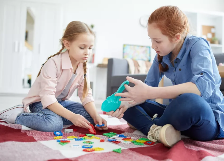 foster children playing