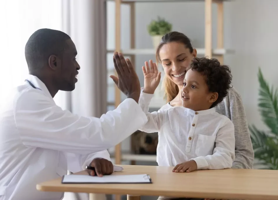 child with foster parents