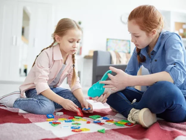 foster children playing