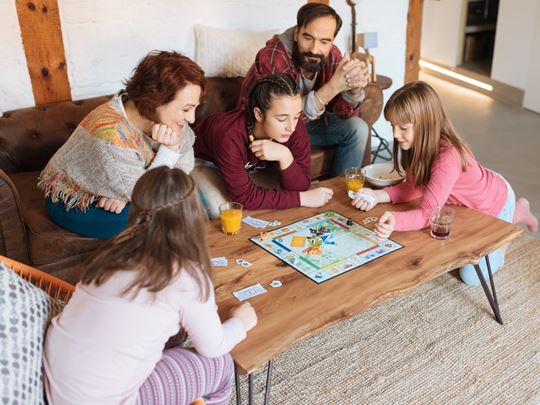 Sons and daughters month - family board game