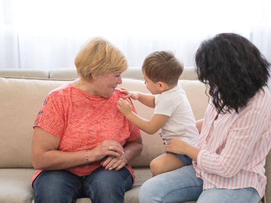 Foster Parent With Mother And Child