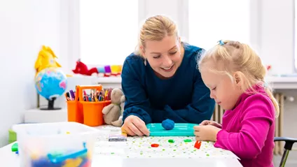 play therapy with a looked after child