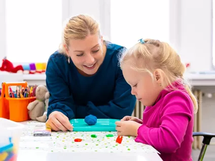 play therapy with a looked after child